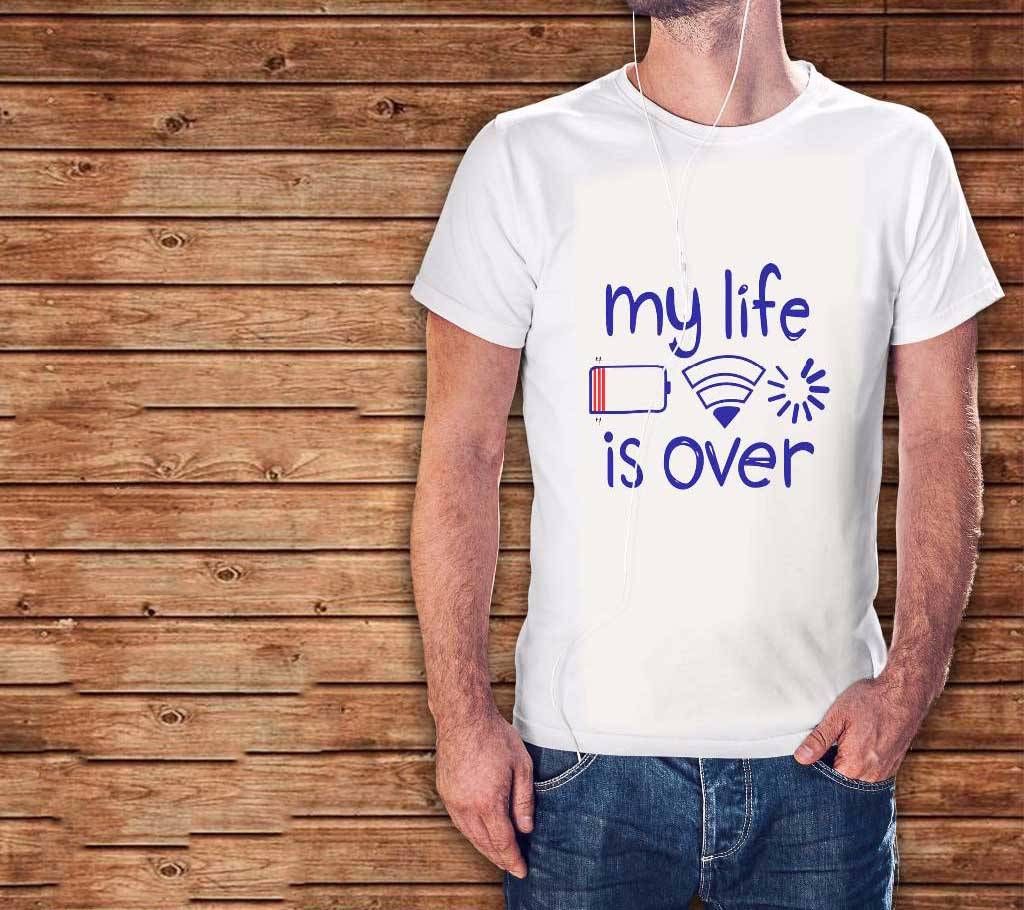 My Life Is Over-Gents Half Sleeve T-shirt