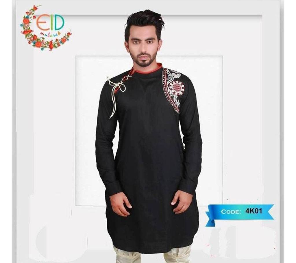 Menz Embroidery Kabuli Cut Panjabi