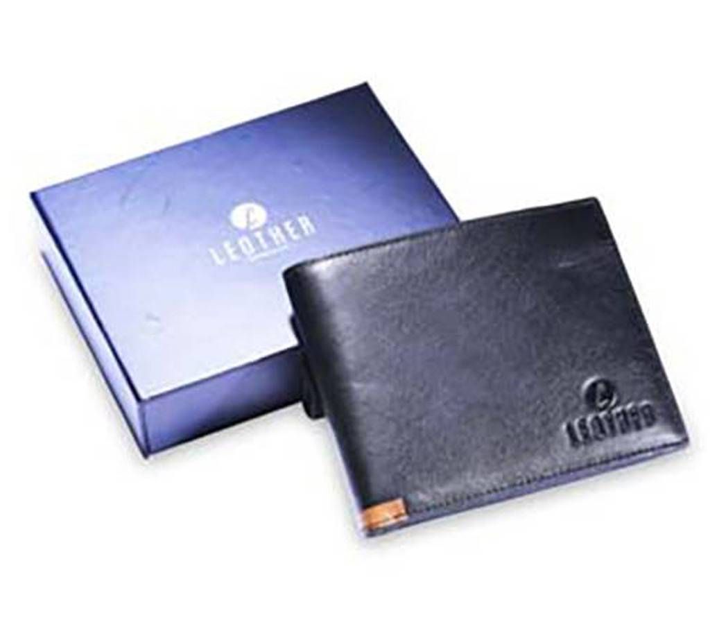 Black and Brown Leather Wallet