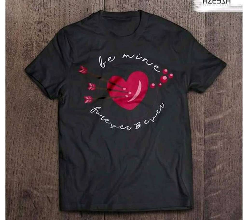Be Mine Forever Half Sleeve Menz T-Shirt