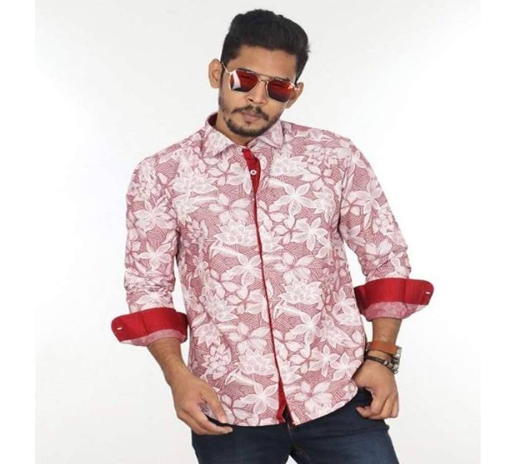 Full Sleeve Casual Slim Fit Shirt- F-056