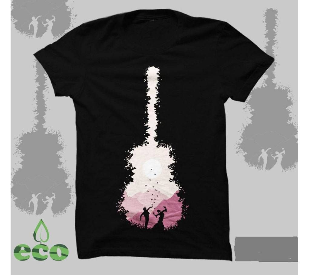 Guitar Gents Half Sleeve T-shirt