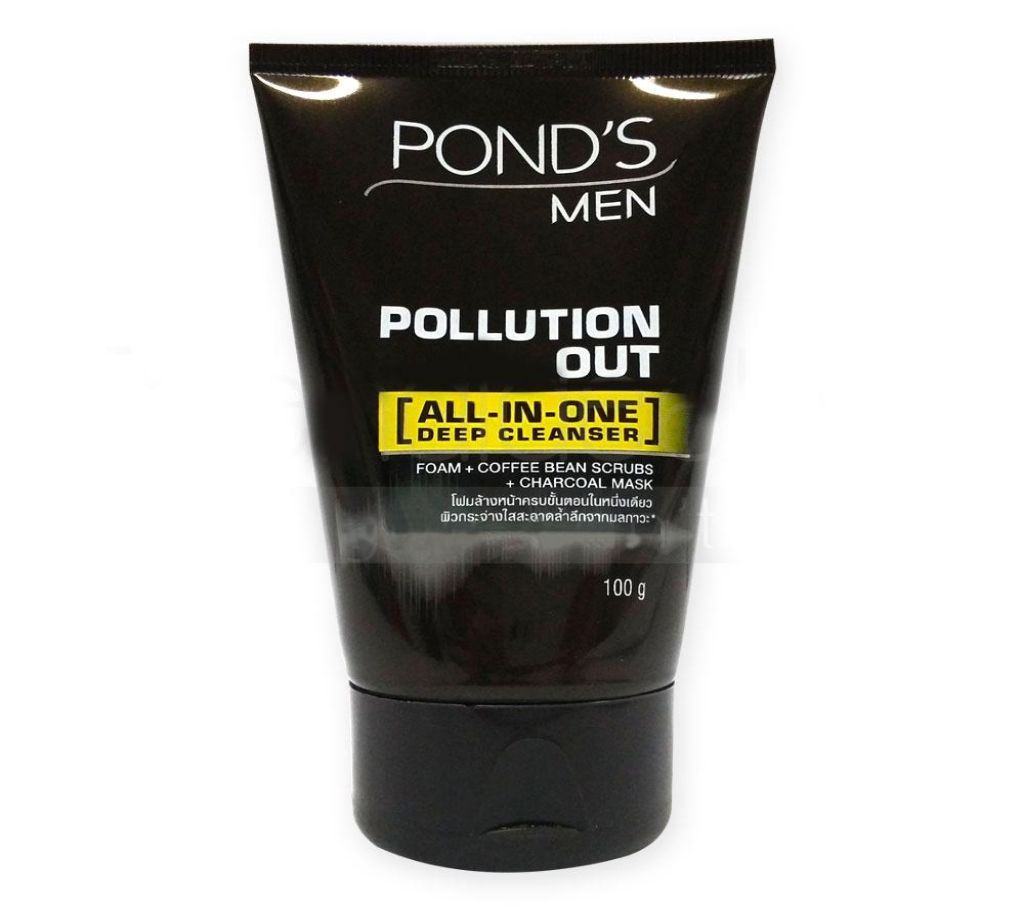 Ponds Men Pollution Out All-In-One Deep Cleanser Face Wash 100g - Indonesia