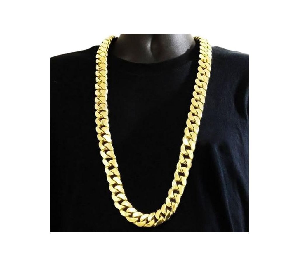 Mens Gold Plated Chain Necklace