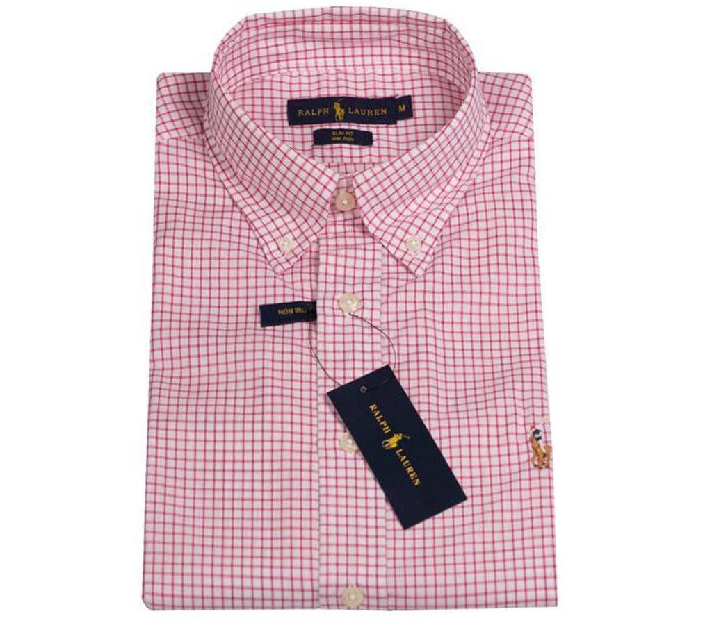 Mens Long Sleeve Cotton Shirt 