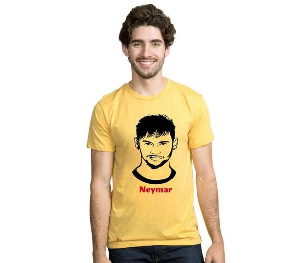 Mens Neymar Cotton Round Neck  t-shirt