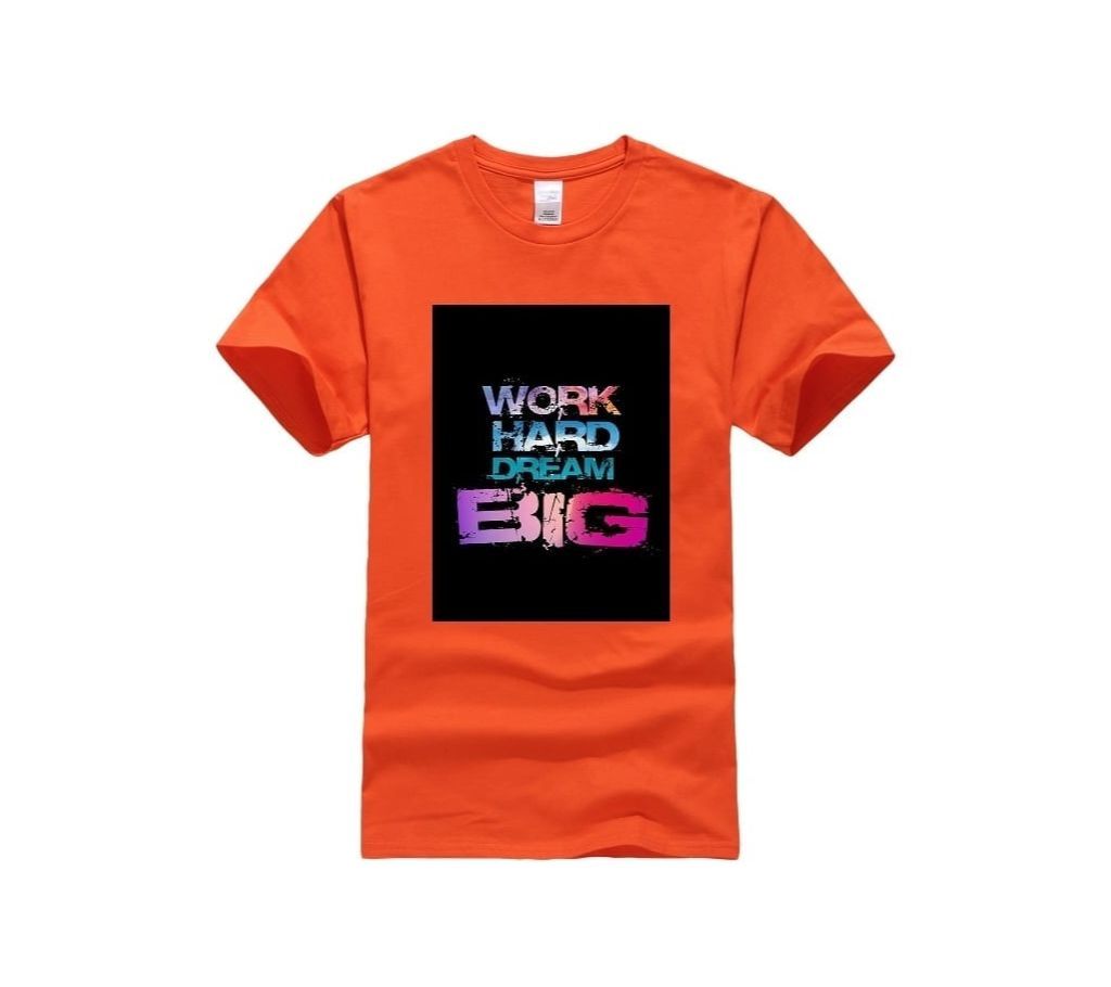 work hard dream big  Half Sleeve Mens Tshirt 
