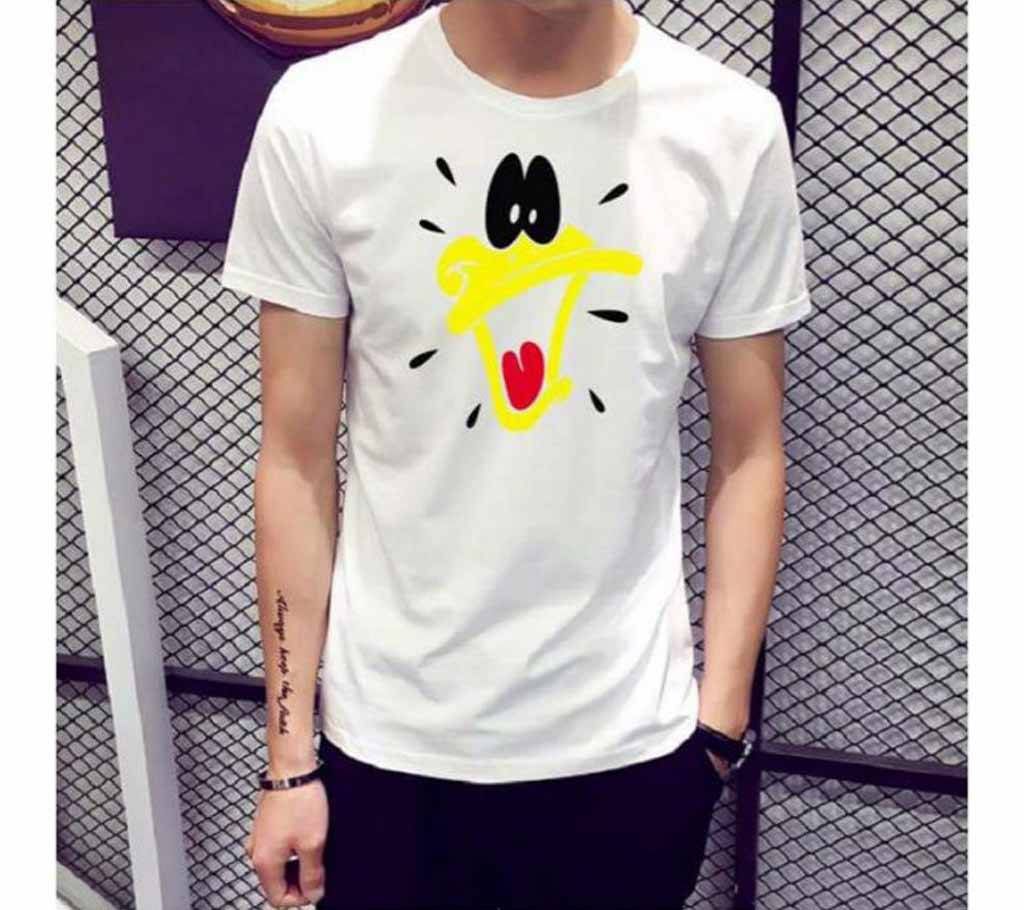 Men White T-shirt