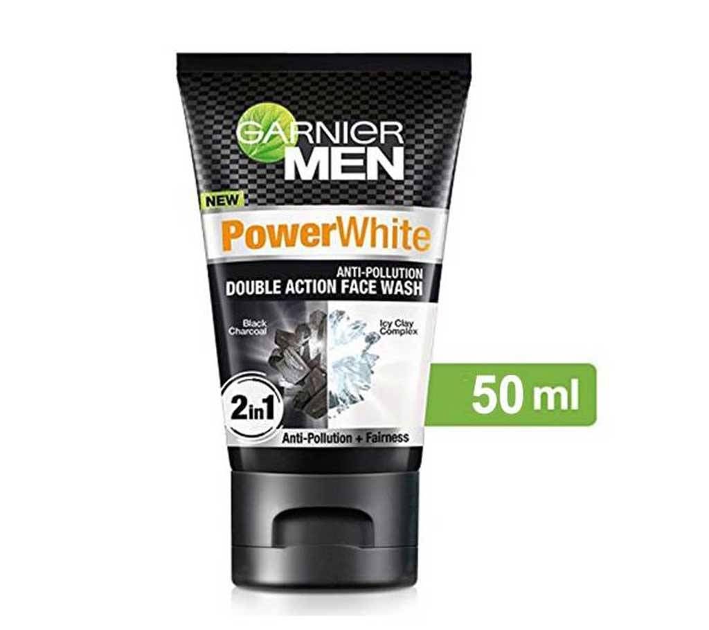 Garnier Men Power White Double Action Face Wash India 
