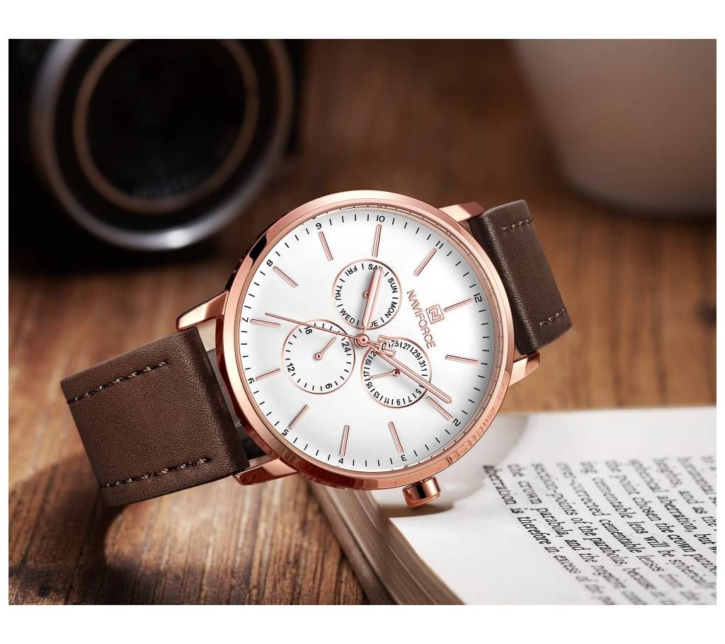 NAVIFORCE NF3001RGW Gents Watch