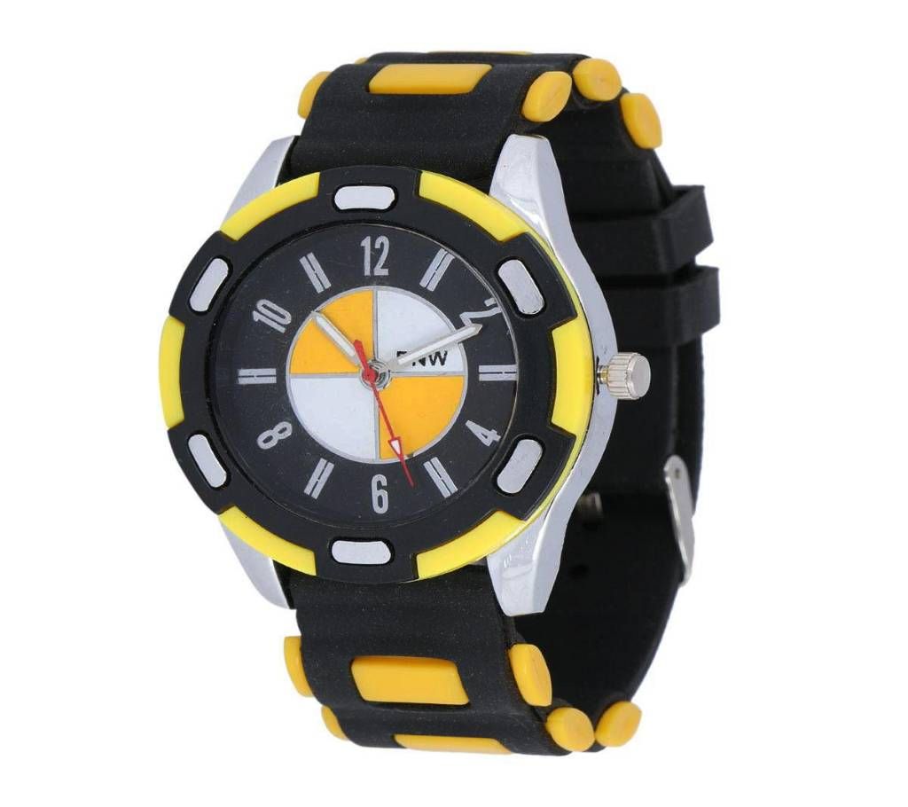 BNW Analog Wrist Watch for Men-Yellow
