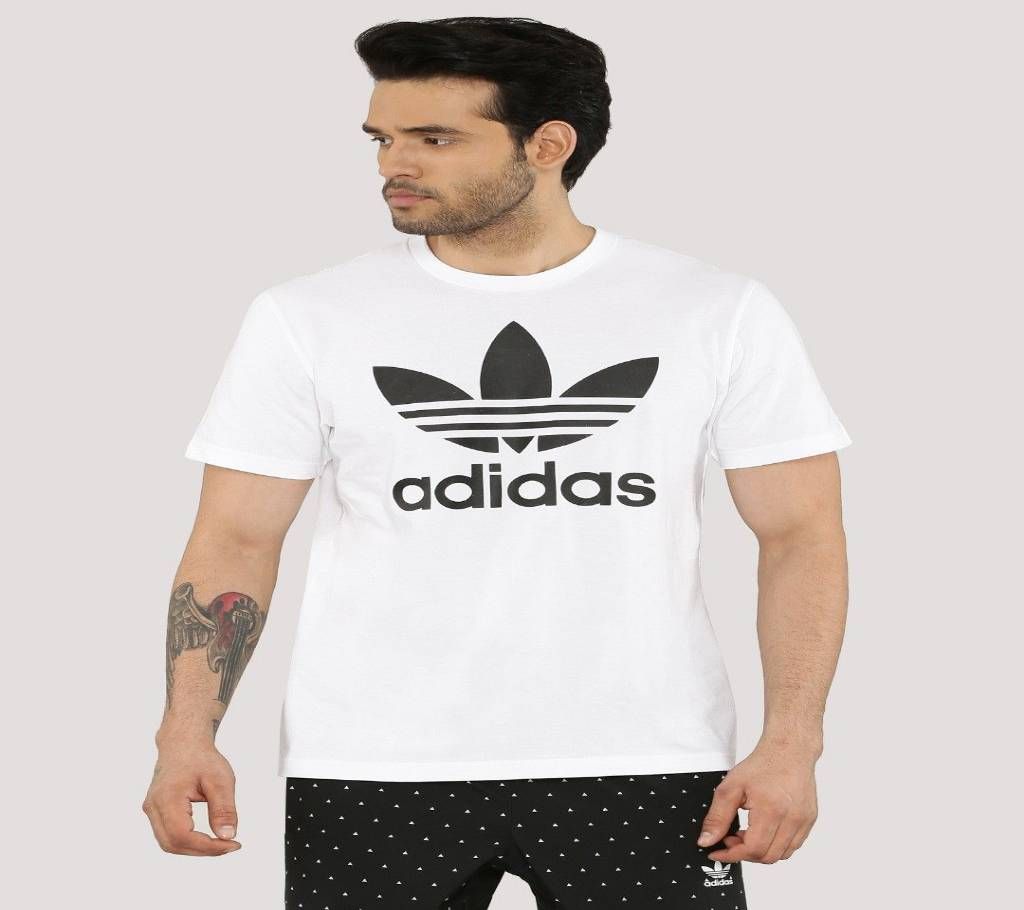 Adidas Gents Full Sleeve Cotton T-Shirt