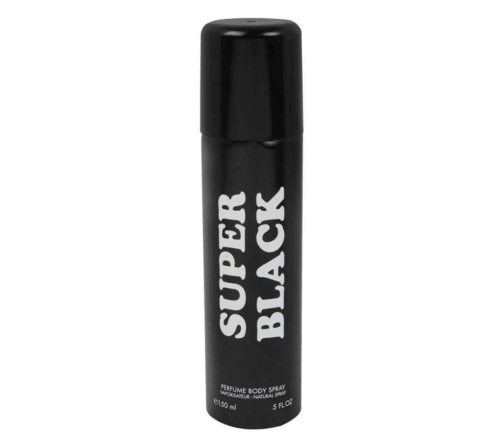 Super Black Perfume Body Spray for men 