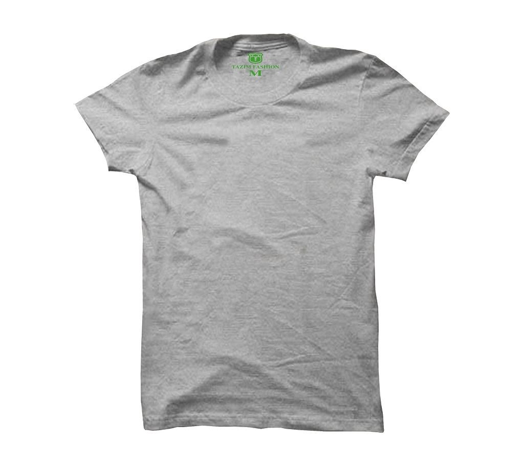 Ash Cotton Short Sleeve T-Shirt for Men