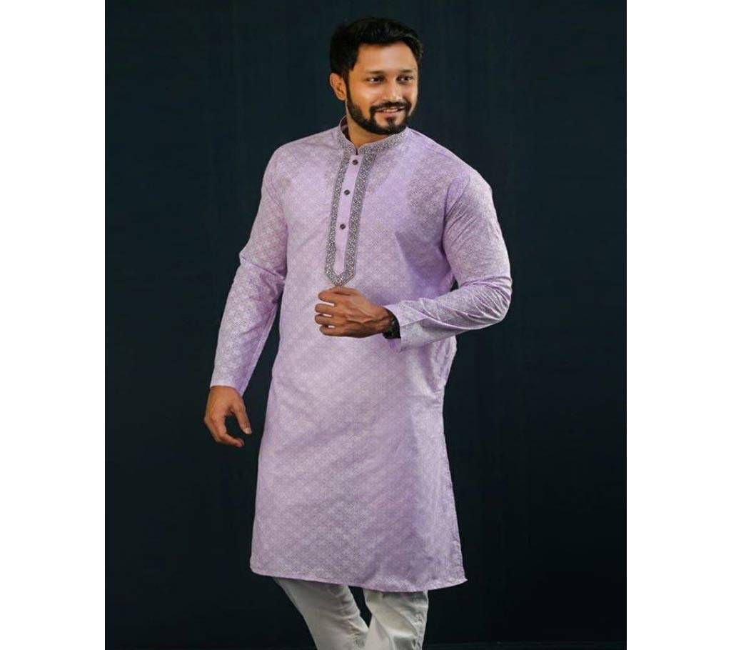 Full Sleeve Cotton Punjabi for Men 