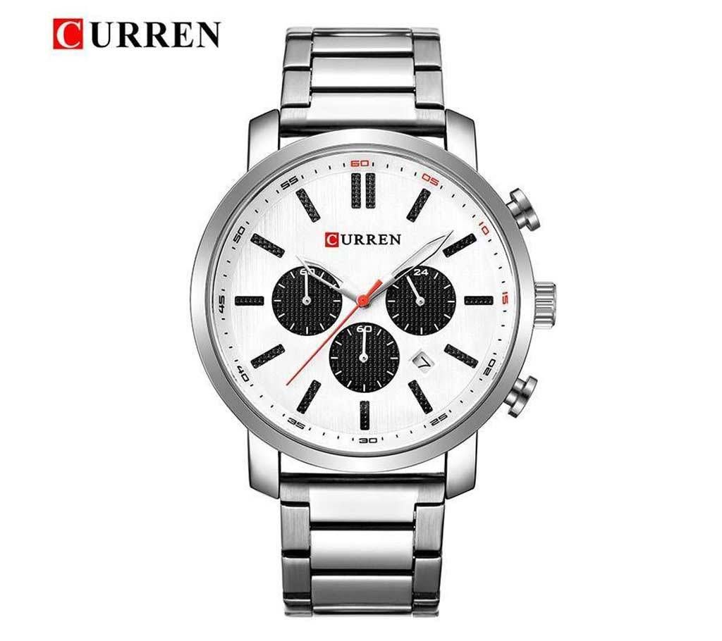 Curren 8315 Men Quartz Watch Top Brand Luxury Black Stainless Steel Waterproof Sport Mens Watches Calendar Male Clock