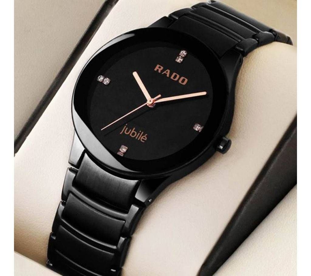 RADO Blue pu leather analog watch for men copy