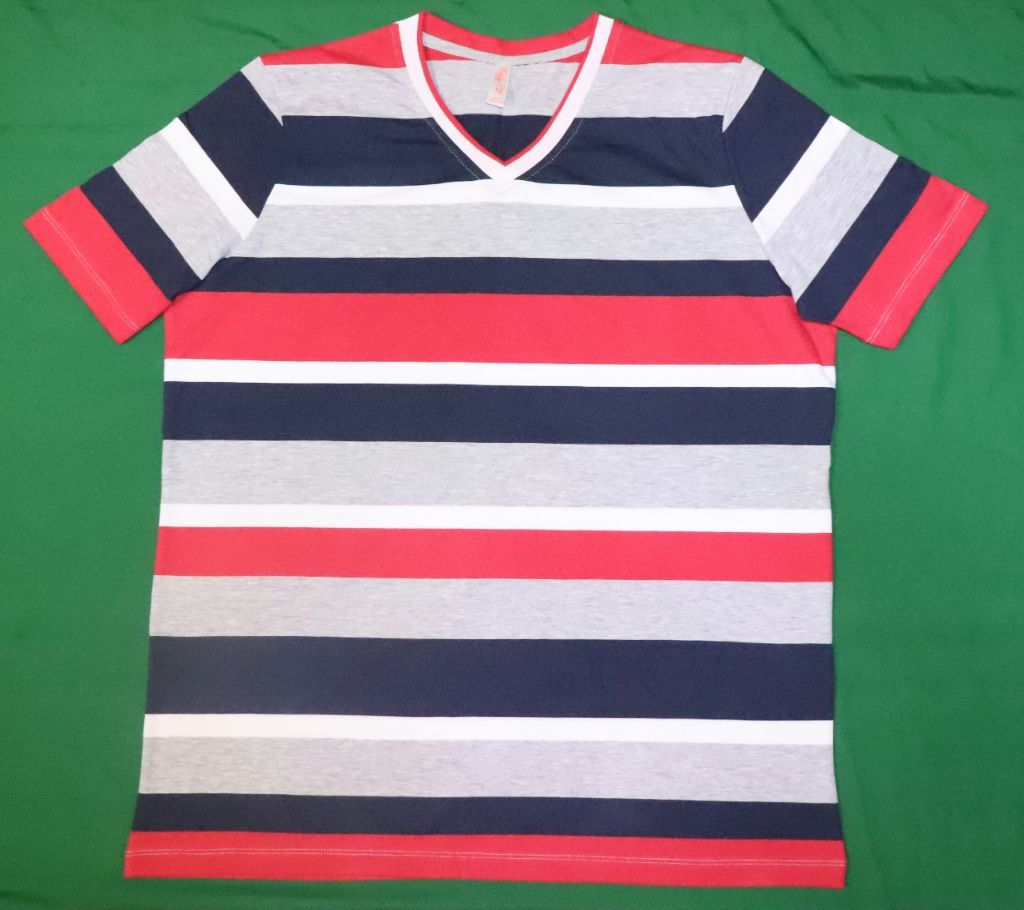 Half Sleeve V-Neck T-shirt