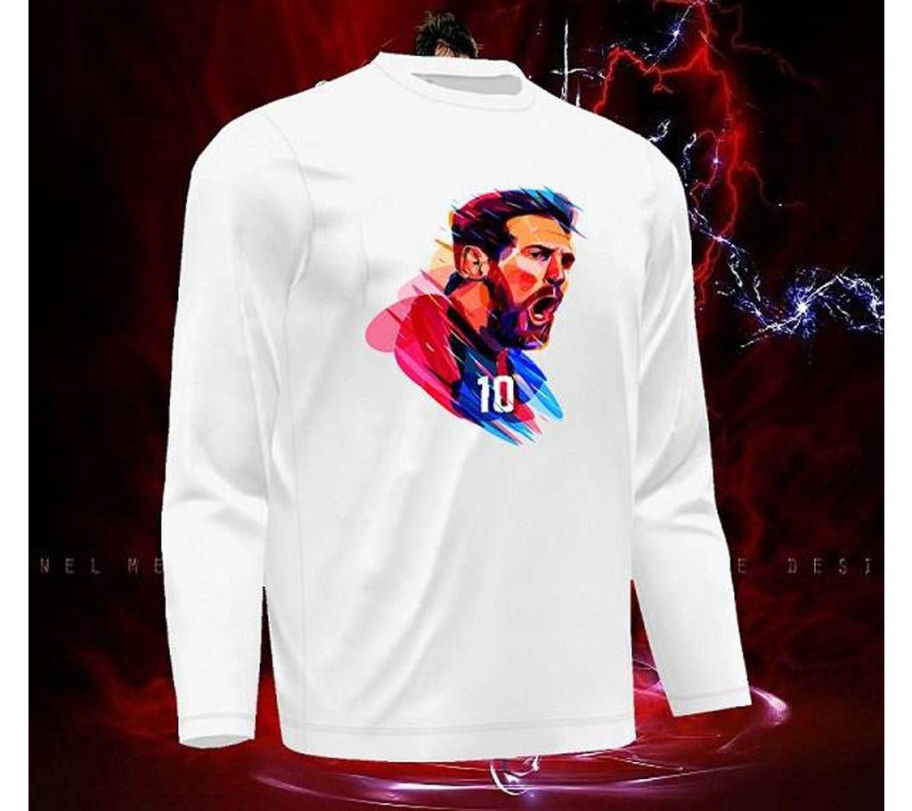 Messi Menz Full Sleeve T-Shirt