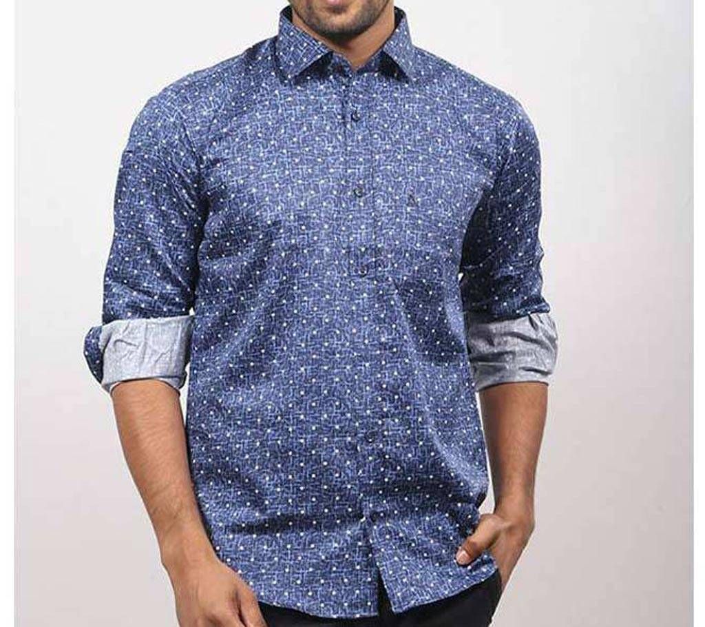 Men's Full sleeve Shirt  (color Blue )