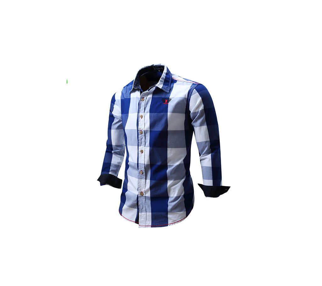  CottonCheck Slim fit Shirt For Men