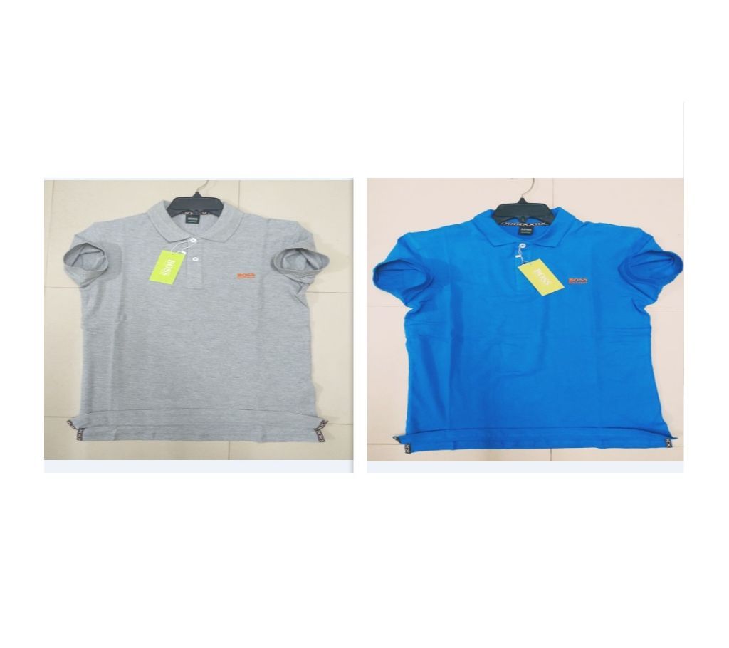Hugo Boss Polo Shirt For Men 2 Piece Combo Offer (Copy) 