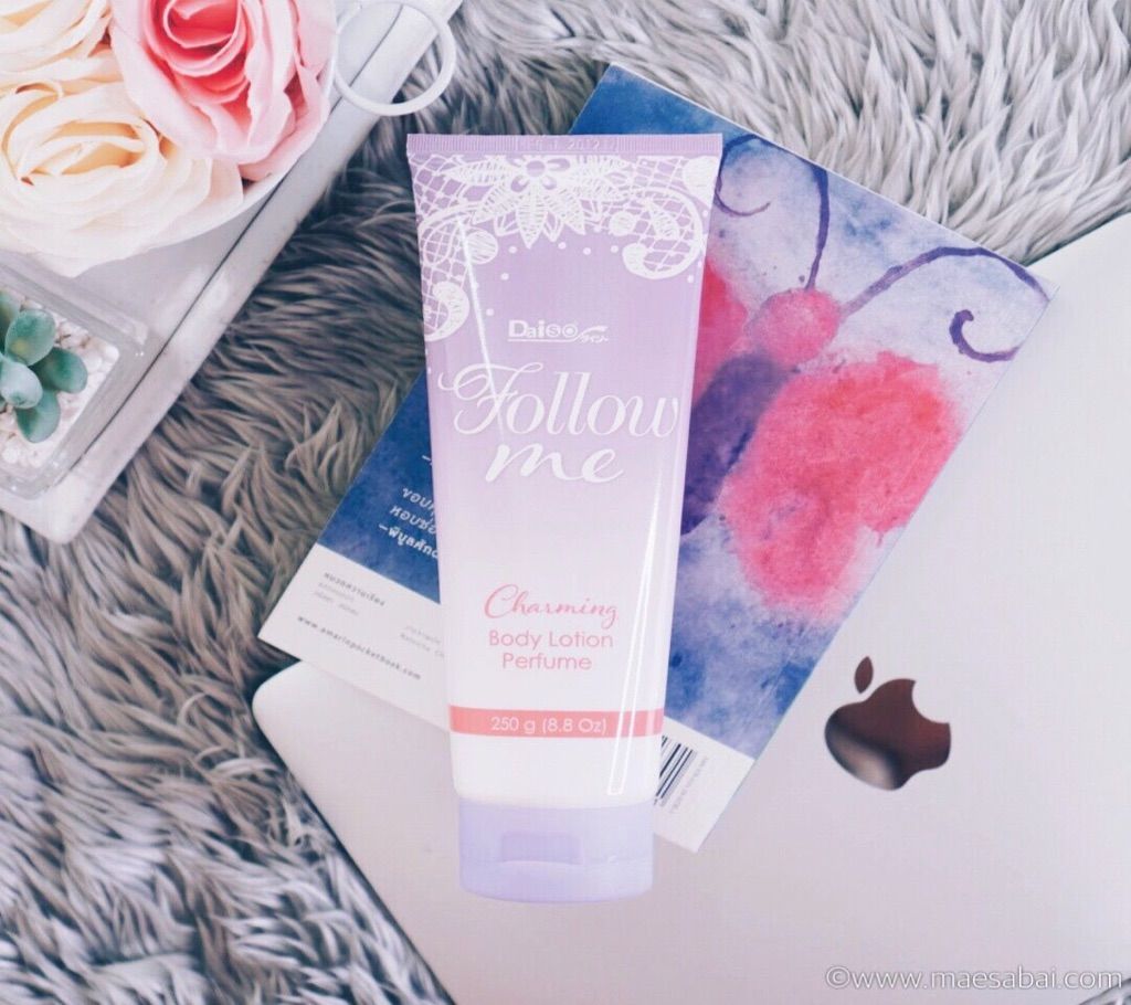 Daiso follow me charming body lotion perfume-250gm-Thailand