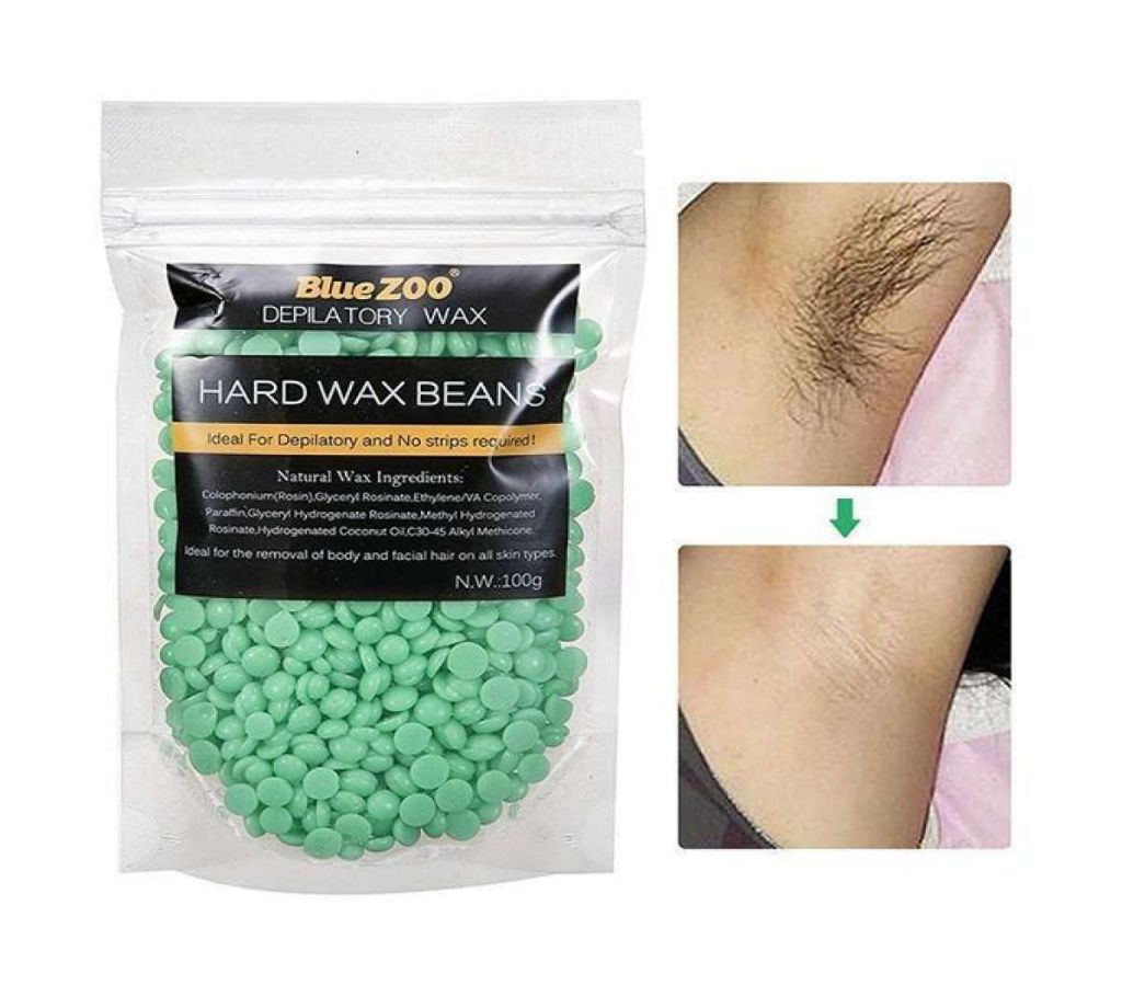 Depilatory Hair Removal Hard Wax Beans - 100gm