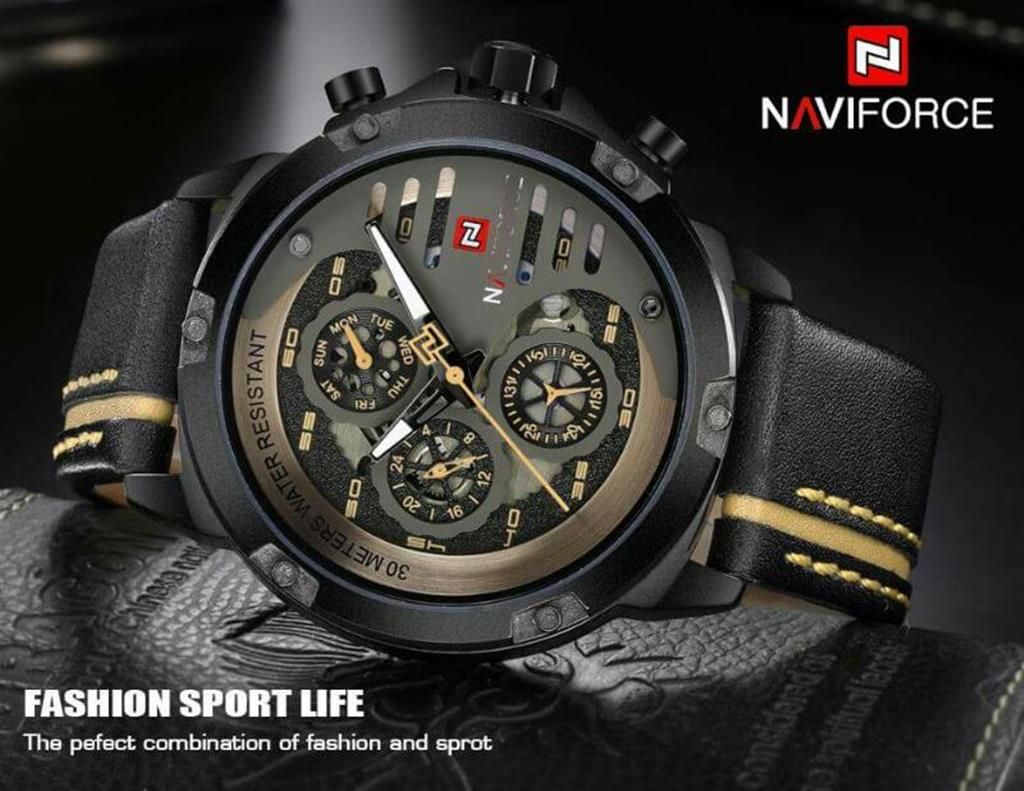 Naviforce Band Sports Chronograph Watch
