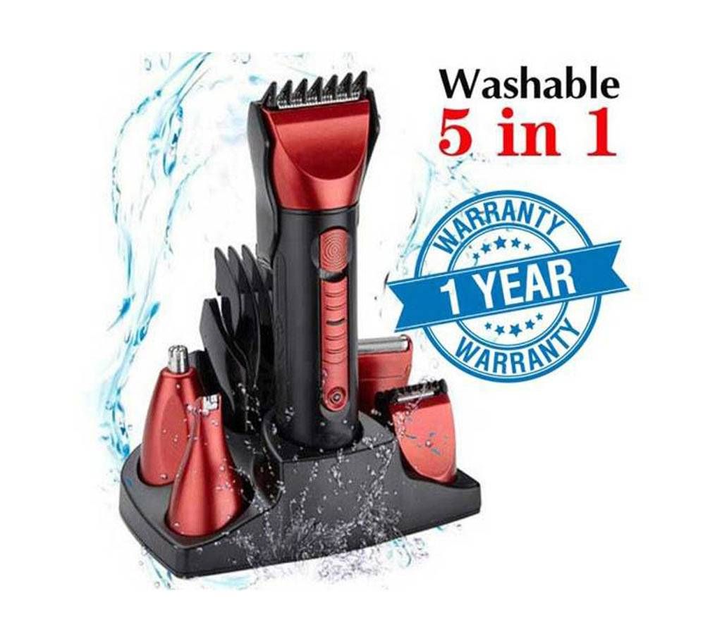 KEMEI KM-8058 RECHARGEABLE 5 IN 1 HAIR