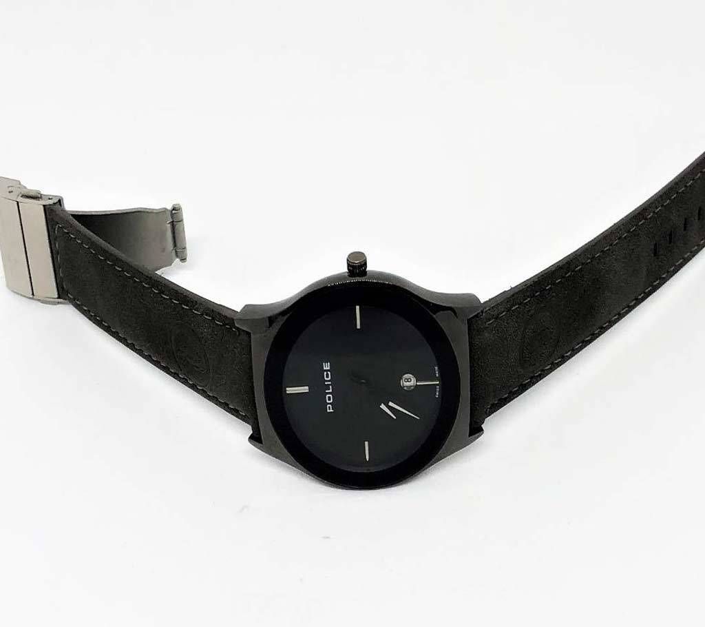 POLICE Black Belt Wrist Watch For Men (Copy)