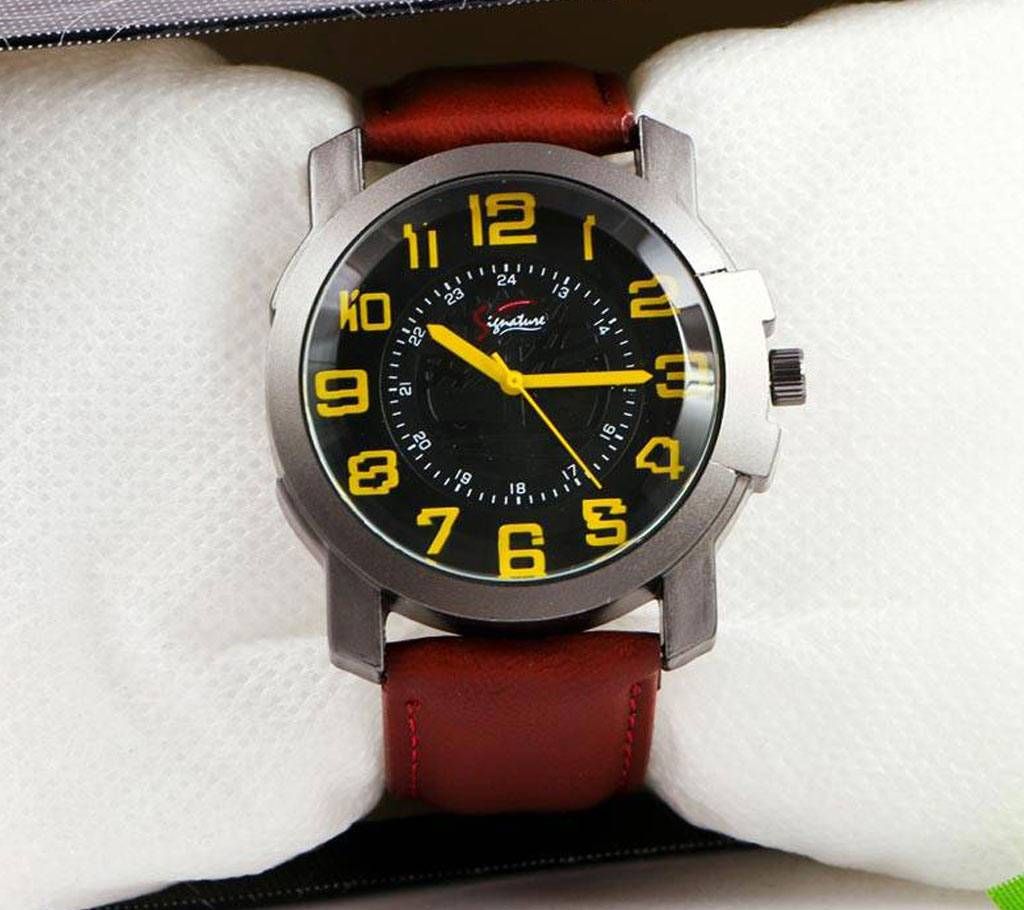 Signature Men's Casual watch