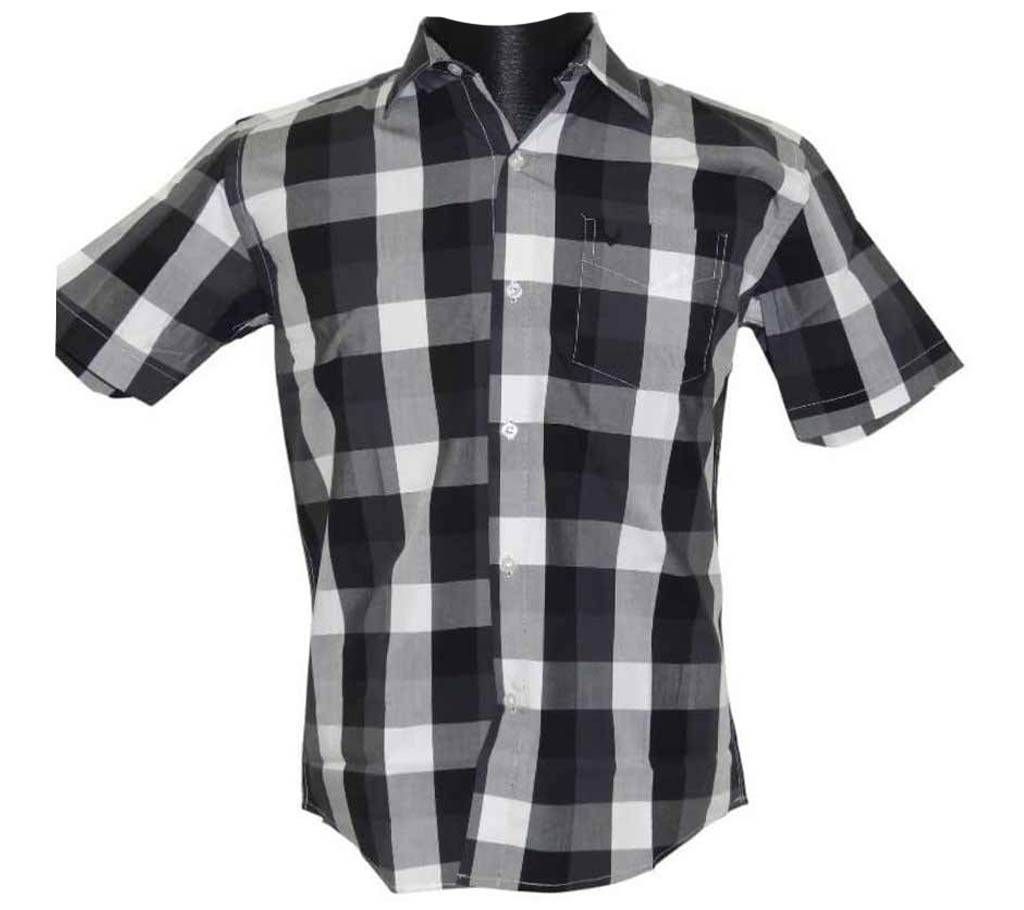 White Black Checkered Shirt