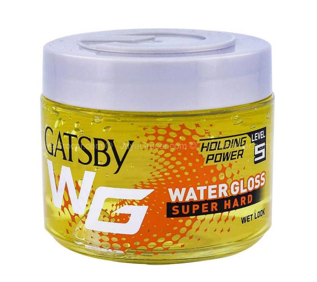 Gatsby wet look- super hard hair gel for men 125gm India  