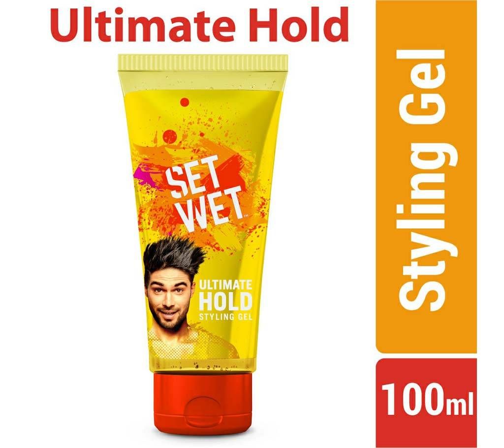 Set Wet Hair Gel Ultimate Hold Styling  - 100ml