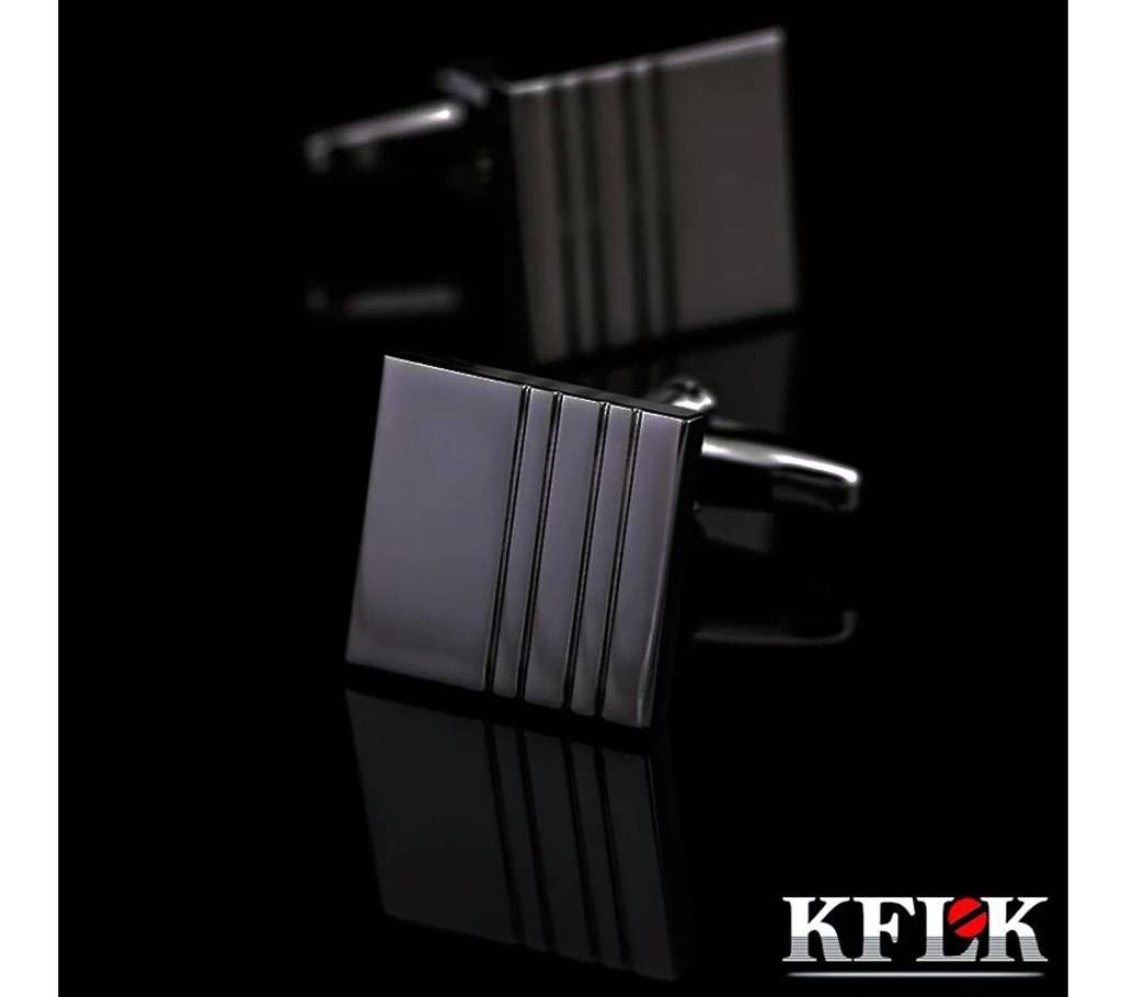 KFLK Brand Square Shape High Quality Shirt Cufflink for Men