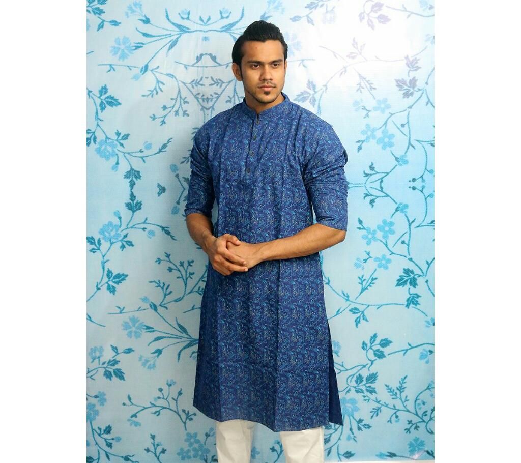 Printed Cotton Punjabi For Men 