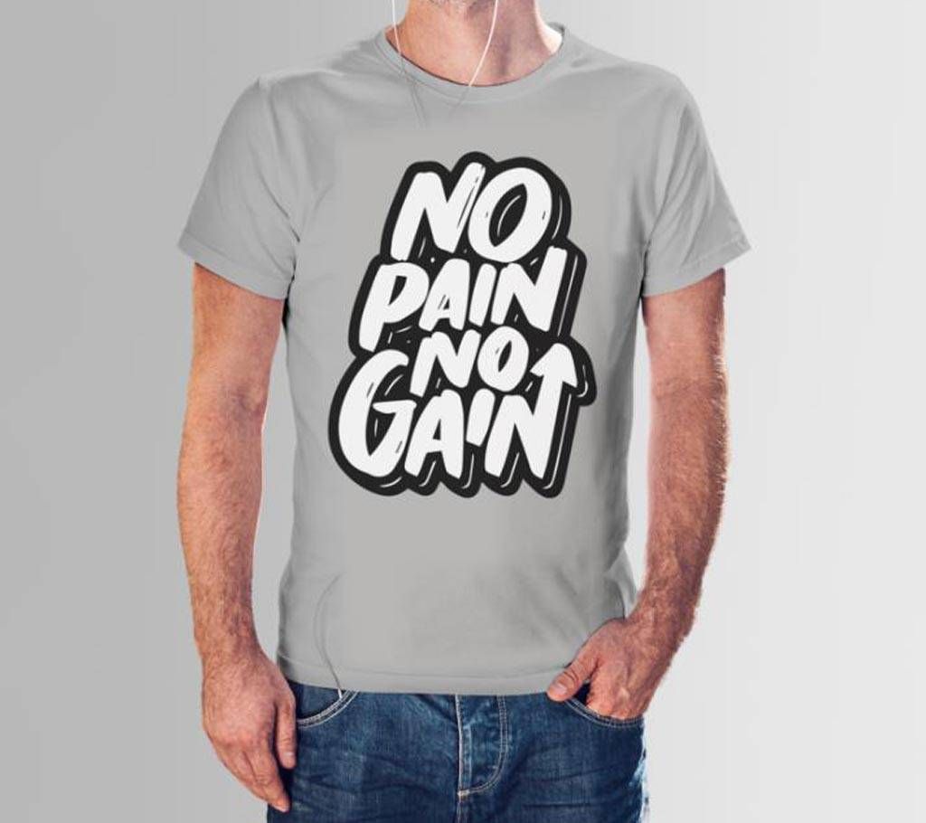  NO Pain No Gain Cotton T-shirt For Men