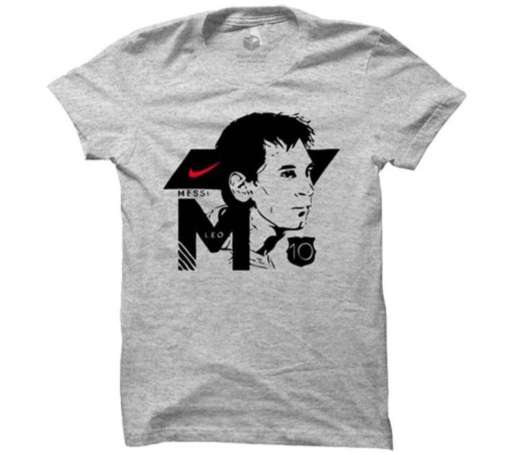 Mens Messi Cotton Round Neck  t-shirt