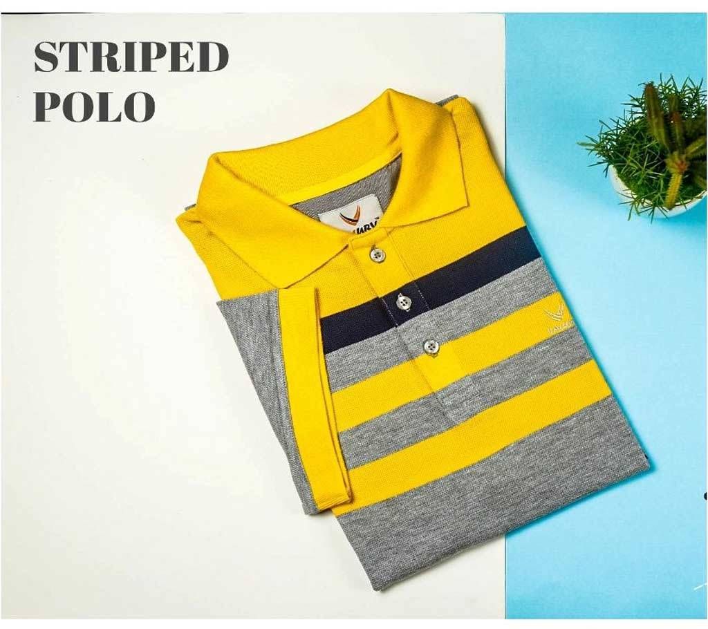 Yellow Polo Shirt For Men 