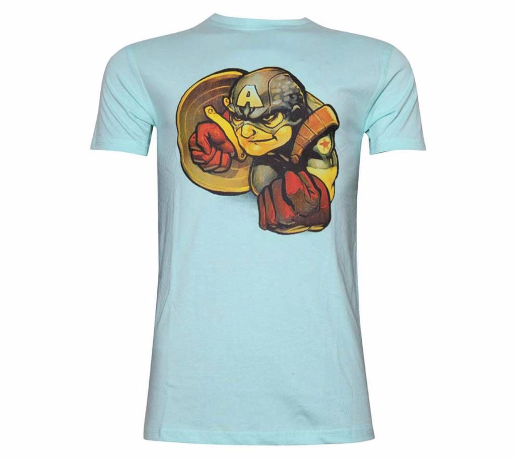 Captain America Printed T-shirt For Men