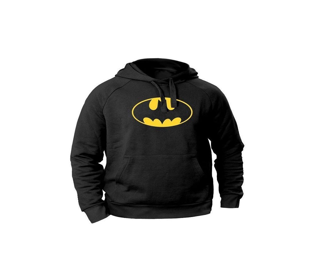Trendy Hoodie Black bat Man