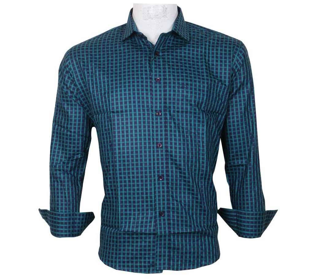Gents Full-sleeve Check Tailor Fit Formal Shirt