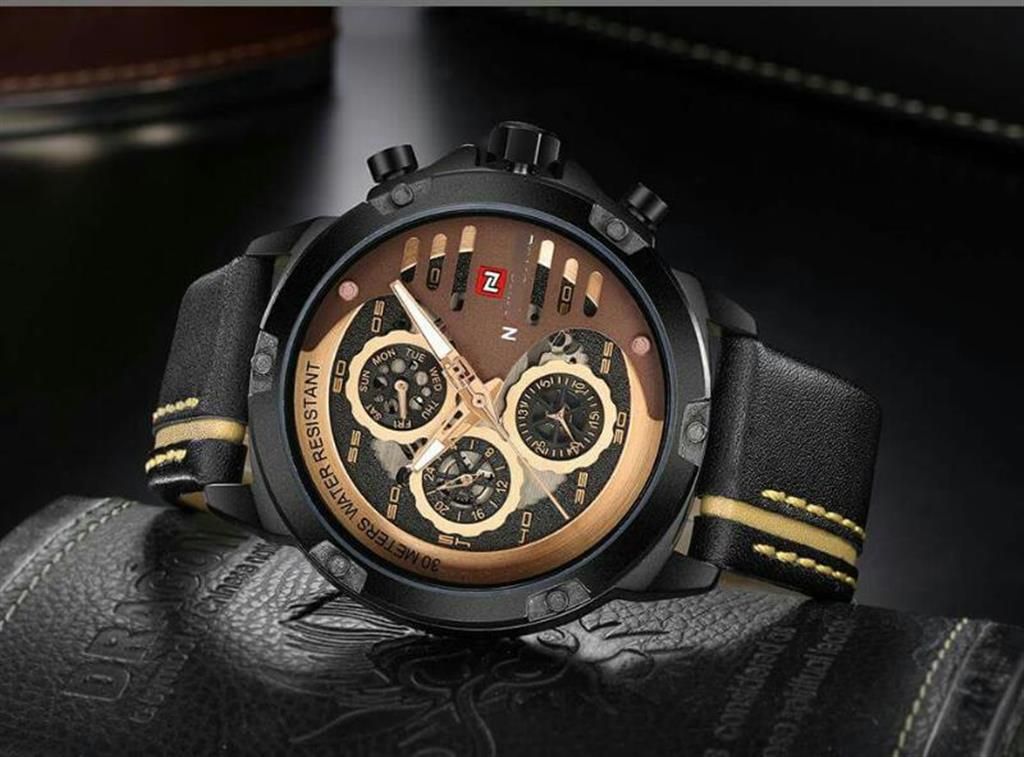 Naviforce Band Sports Chronograph Dual time Watch