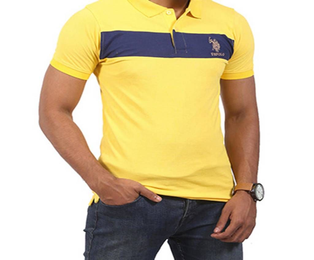 US POLO gents half sleeve polo shirt-copy 
