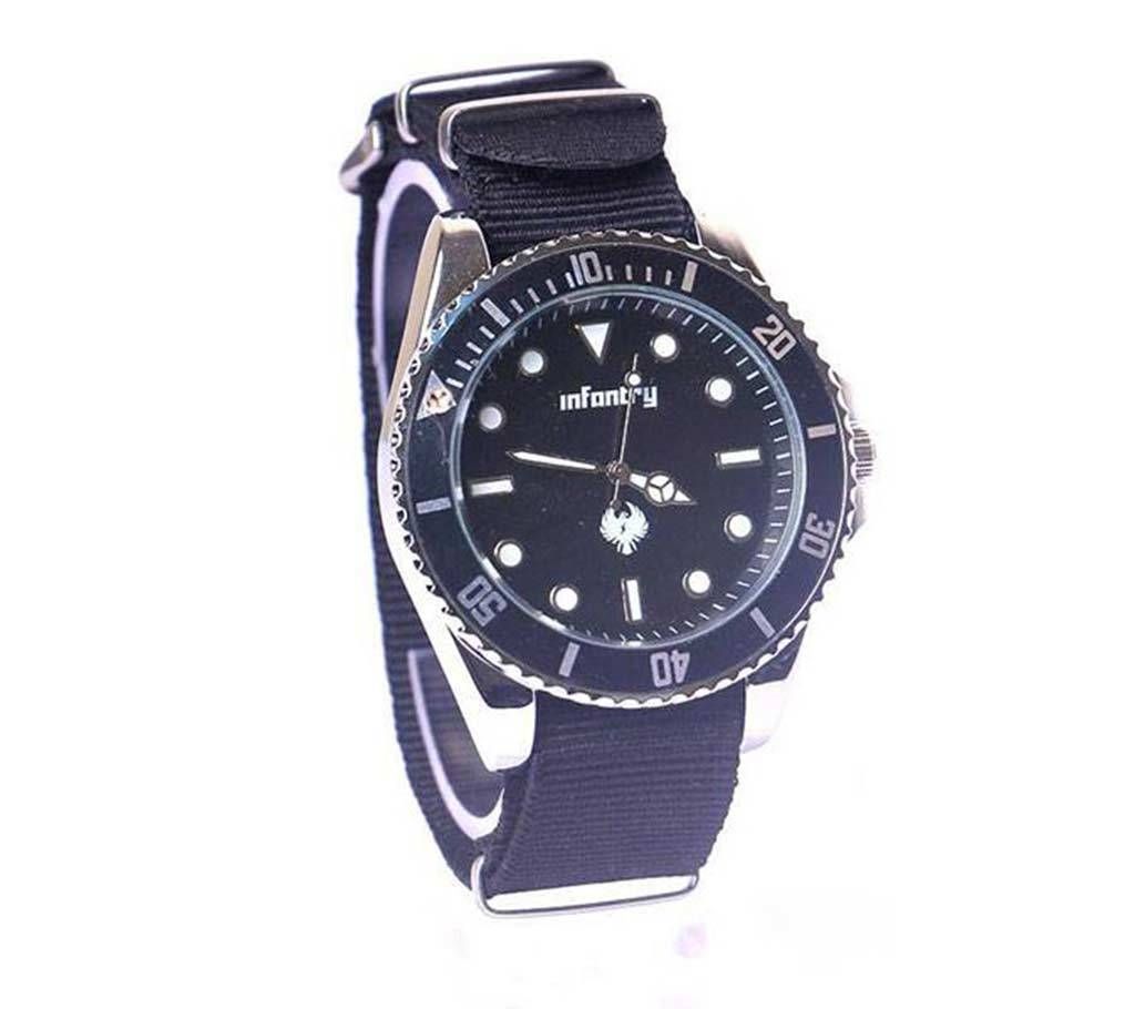 Infantry Gents Watch-Black
