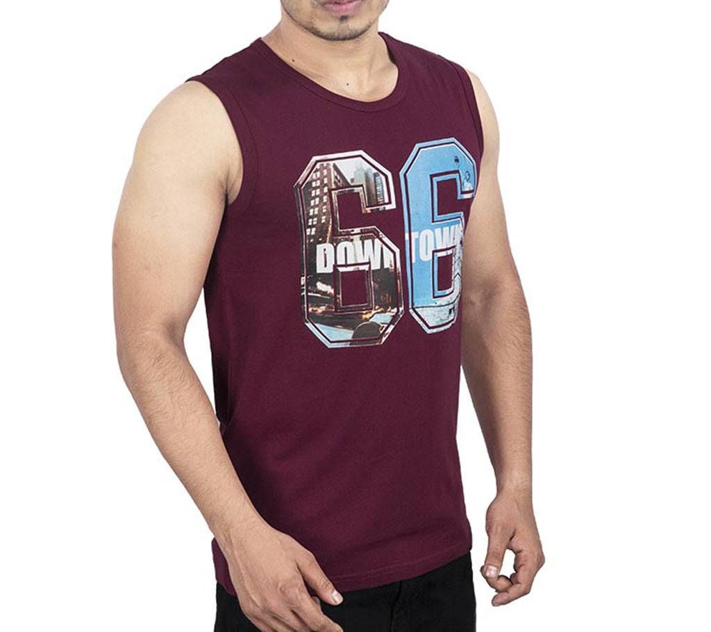 Winner Mens Muscle Tee - 43670 - Maroon
	
	
	
	
	
	
	
	
	
	
