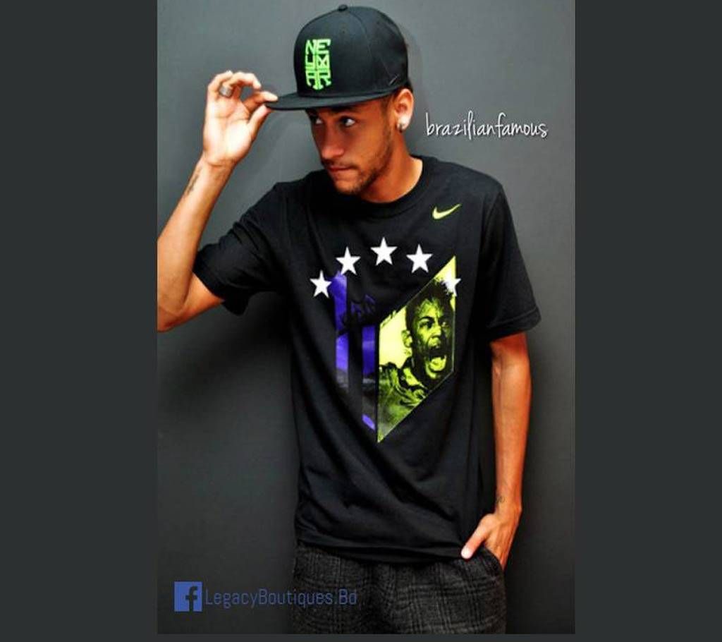 Neymar Men's Half Sleeve T-shirt