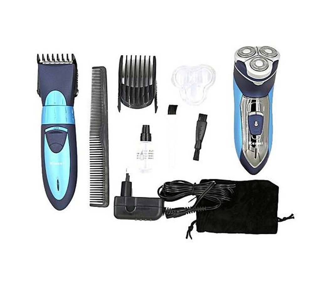 Kemei KM-7392 Exclusive Dual Shaver With Trimmer