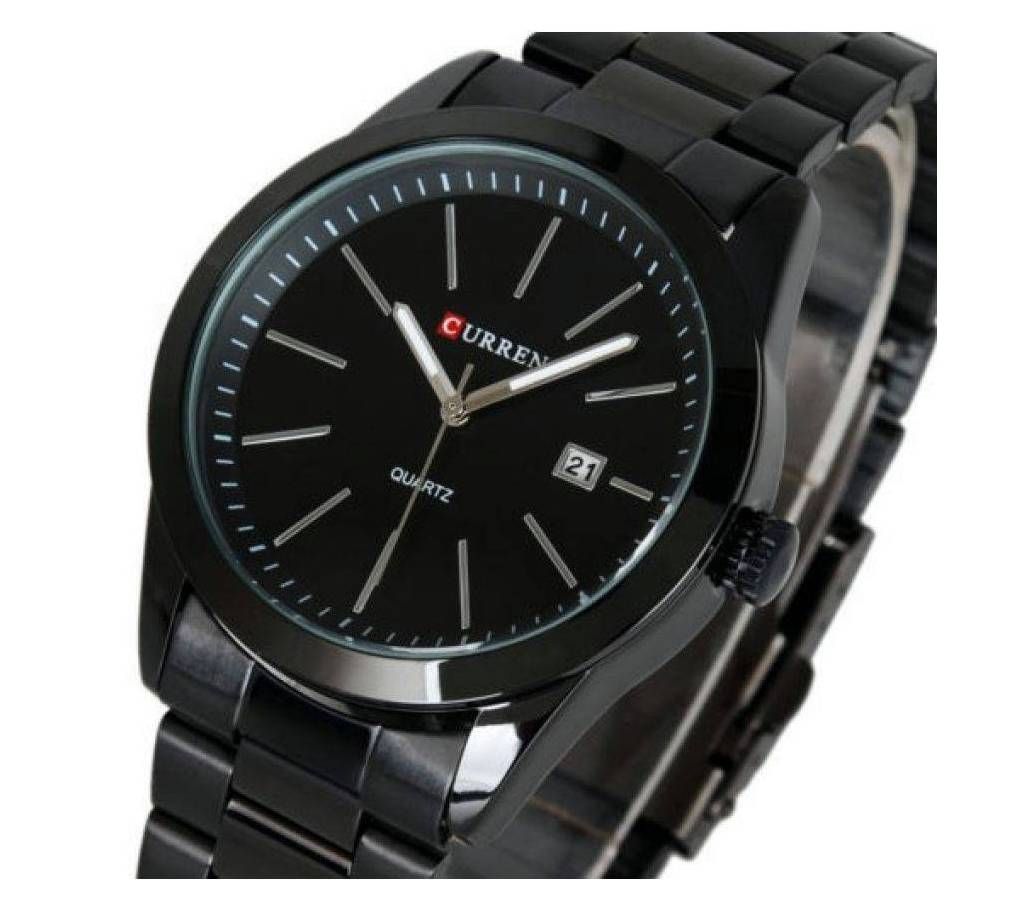 Curren Full Black Analog Watch For Men (Copy)